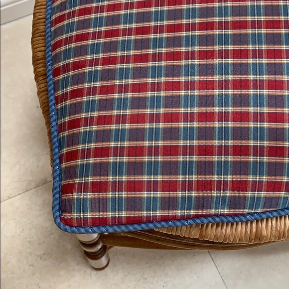 Country Chic Checked Plaid Custom Seat Cushions - Picture 4 of 8